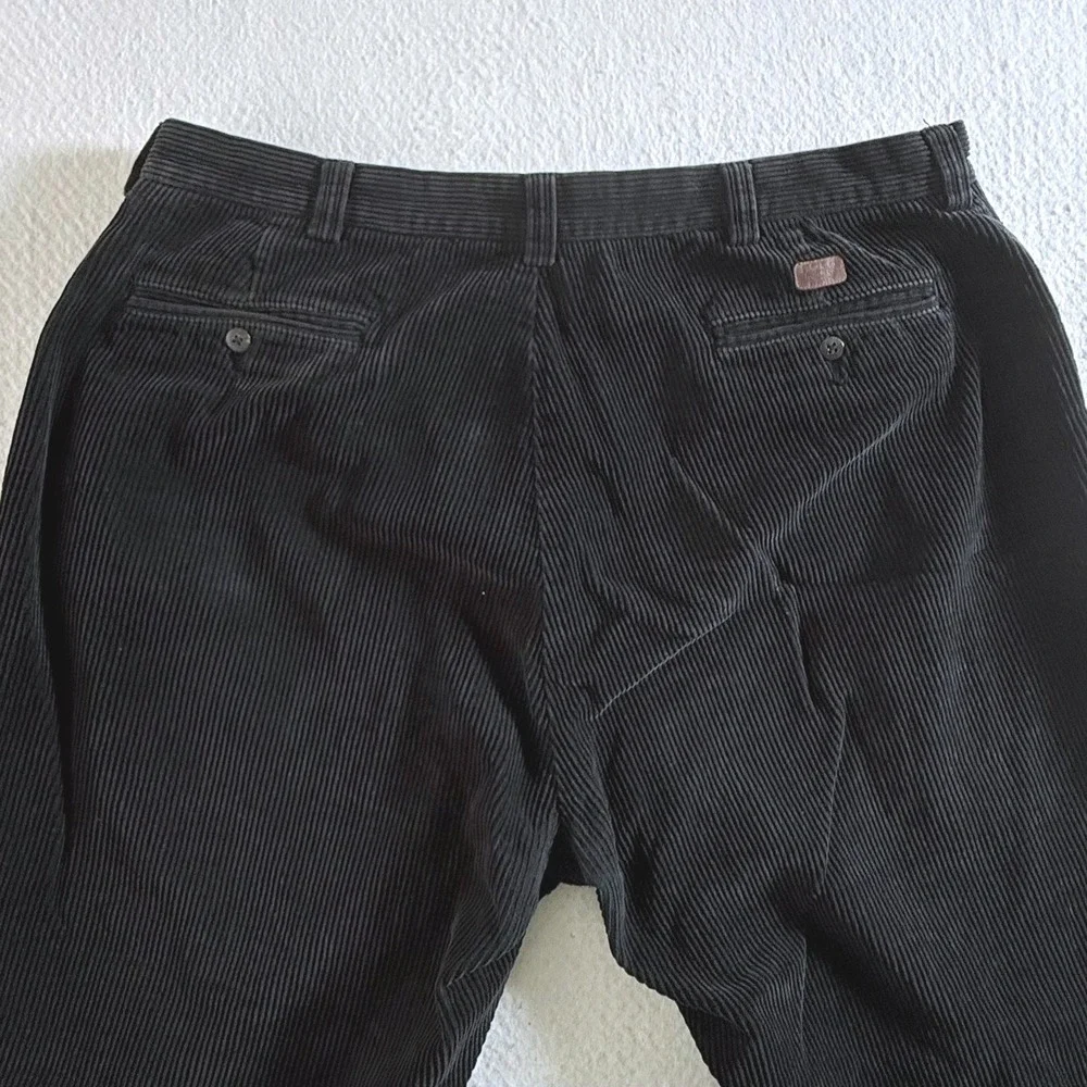 Polo Ralph Lauren Philip Pant Mens 40x32 Wide Wale Corduroy Black